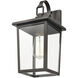 Fetterton 2 Light 14 inch Powder Coated Bronze Outdoor Wall Sconce